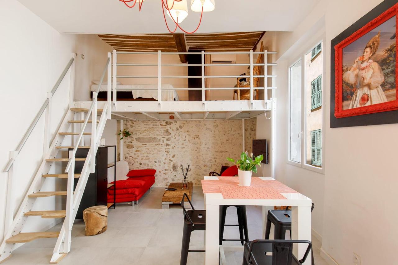 Superb Air-Conditioned Loft In The Heart Of Viel Antibes 아파트 외부 사진
