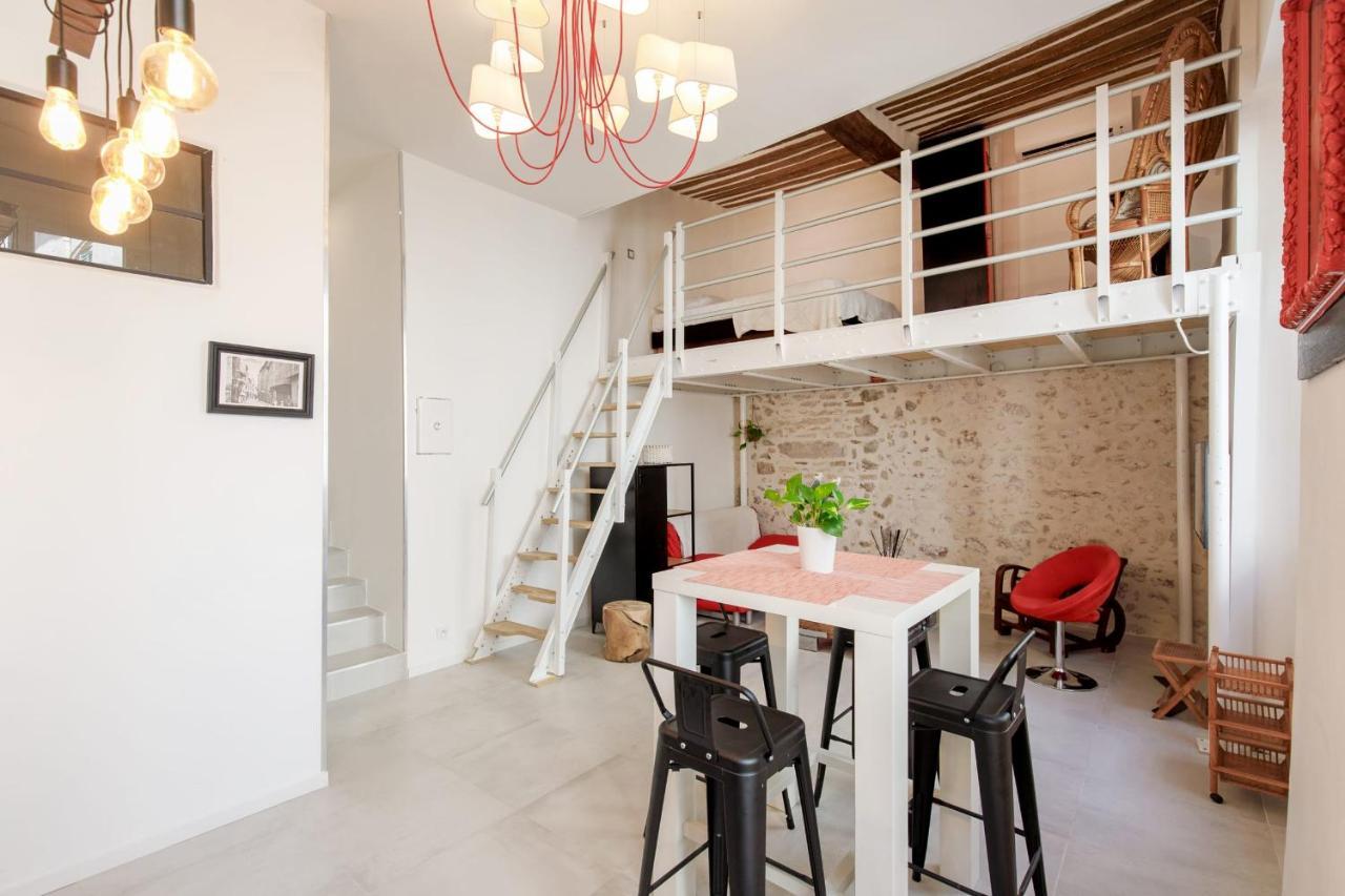 Superb Air-Conditioned Loft In The Heart Of Viel Antibes 아파트 외부 사진